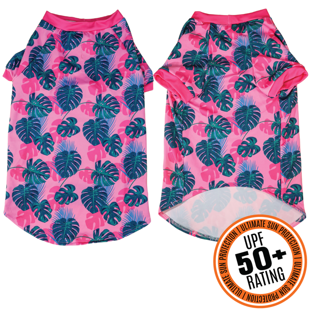 Big and Little Dogs strand shirt met UV bescherming  Summer Lovin' ( Large ) - Premium Hondenkleding > zonbescherming from Big and Little Dogs - Just €23.99! Shop now at Frenkiezdogshop