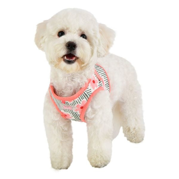 Puppia Verna Vest Harness model B Pink ( S ) - Premium hondentuig > honden harnas from Puppia - Just €26.99! Shop now at Frenkiezdogshop