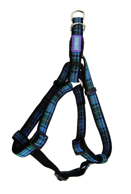 HemAndBoo Blue Green Tartan adjustable dog harness - Premium hondentuig > honden harnas from HemAndBoo - Just €11.99! Shop now at Frenkiezdogshop