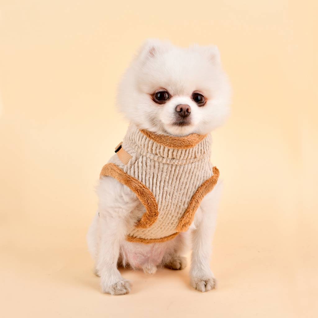 Pinkaholic Zuri Harness V beige ( small ) - Premium hondentuig > honden harnas from Pinkaholic - Just €29.99! Shop now at Frenkiezdogshop