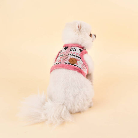 Pinkaholic Joy Harness Pinka indian pink hondentuig > honden harnas > model B Small