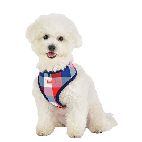 Puppia Quinn Harness model A Navy ( S & XL ) hondentuig > honden harnas > model A Small