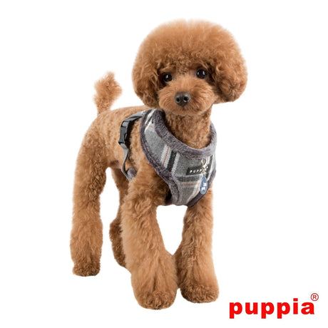 Puppia Kemp Harness model A Grey ( X - Large ) hondentuig > honden harnas > model A Large
