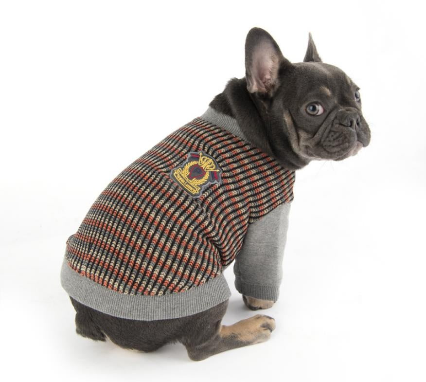 Puppia Elliot winter sweater Grey - Premium Hondenkleding > Hondentrui from Puppia - Just €44.99! Shop now at Frenkiezdogshop