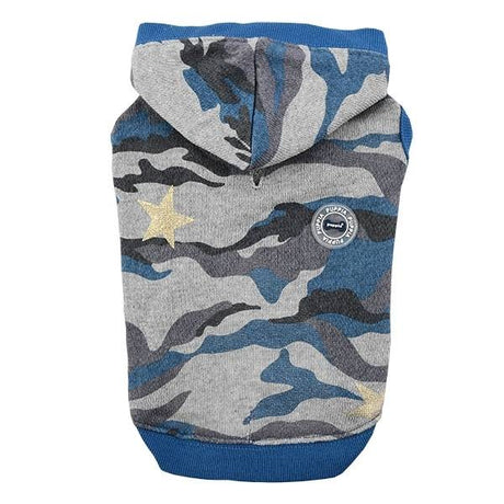 Puppia Ensign Trui blue camo - Premium Hondenkleding > Hondentrui from Puppia - Just €29.99! Shop now at Frenkiezdogshop