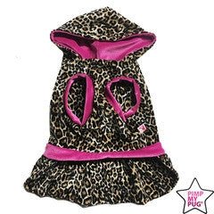 Leopard Jurk Roze Hondenkleding > Hondenjurk Small