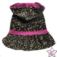 Leopard Jurk Roze Hondenkleding > Hondenjurk Small