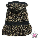 Leopard Jurk Zwart - Premium Hondenkleding > Hondenjurk from Pimp My Pug - Just €24.99! Shop now at Frenkiezdogshop