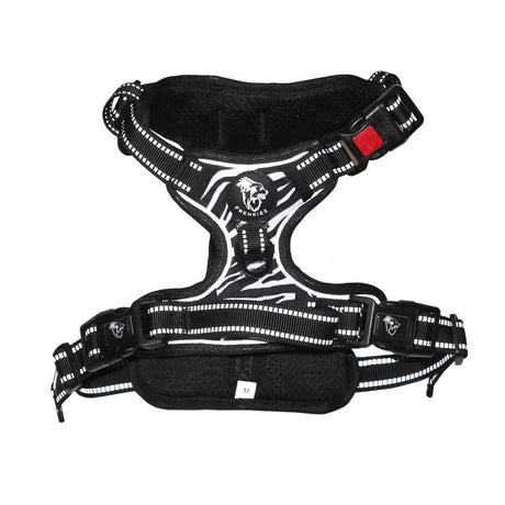 Frenkiez reflective Y tuig no pull dogharness Zebra hondentuig > honden harnas > Y tuigen X - Small