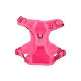 Frenkiez Teddy reflective Y tuig no pull dogharness Hot Pink hondentuig > honden harnas > Y tuigen Small