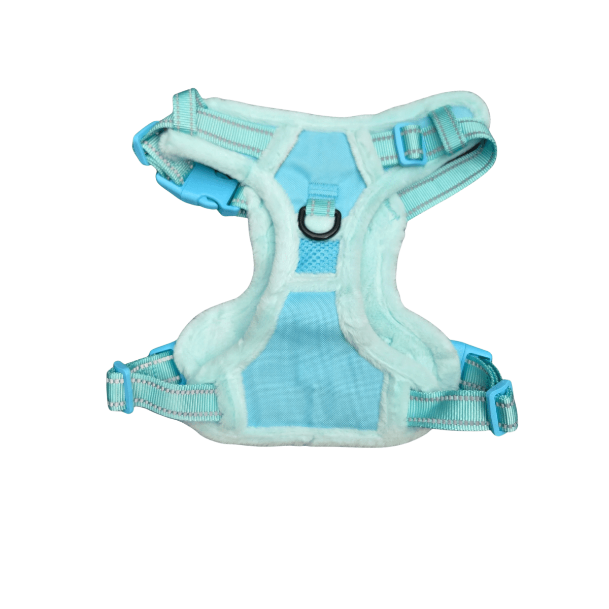 Frenkiez Teddy reflective Y tuig no pull dogharness Mint hondentuig > honden harnas > Y tuigen Small