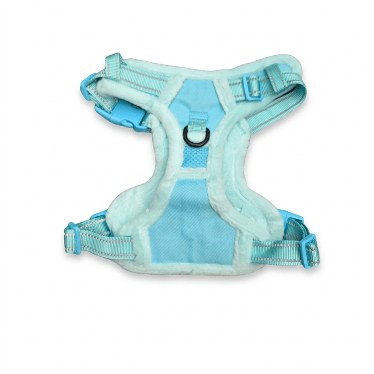 Frenkiez Teddy reflective Y tuig no pull dogharness Mint hondentuig > honden harnas > Y tuigen Small