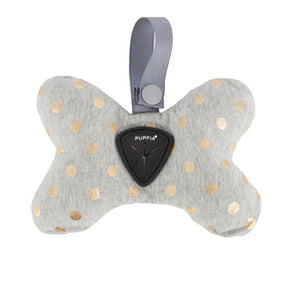 Puppia Modern Dotty Waste Bag Dispenser Grey - Premium Poepzakjeshouder > Poepzakhouder from Puppia - Just €10! Shop now at Frenkiezdogshop