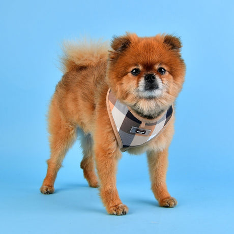 Puppia Quinn Harness model A Beige ( XL ) hondentuig > honden harnas > model A Large