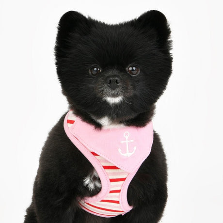 Puppia Seaman Harness Model A Pink hondentuig > honden harnas > model A Small