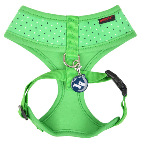 Puppia Bonnie Harness Model A green ( L & XL ) - Premium hondentuig > honden harnas from Puppia - Just €22.99! Shop now at Frenkiezdogshop