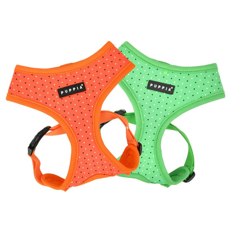 Puppia Bonnie Harness Model A green ( L & XL ) hondentuig > honden harnas > model A Large