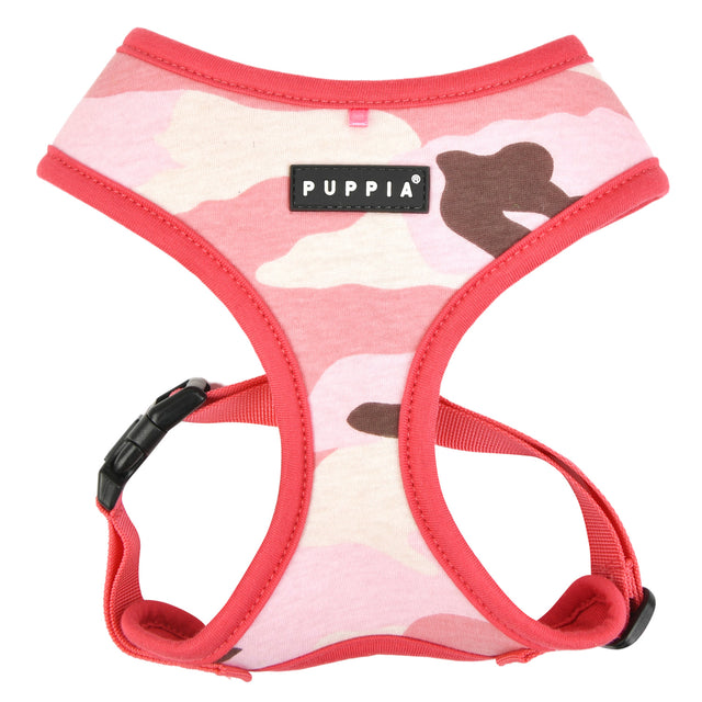 Puppia Lance Harness Model A pink camo - Premium hondentuig > honden harnas from Puppia - Just €20! Shop now at Frenkiezdogshop