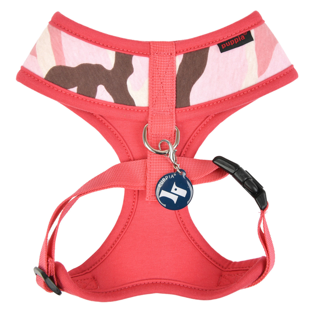 Puppia Lance Harness Model A pink camo - Premium hondentuig > honden harnas from Puppia - Just €20! Shop now at Frenkiezdogshop