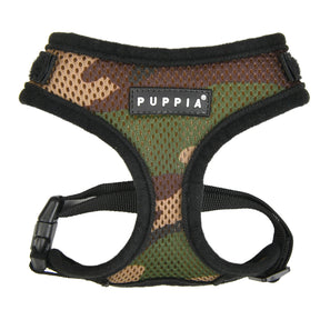 Puppia Superior Harness Model A Camo hondentuig > honden harnas > model A Small