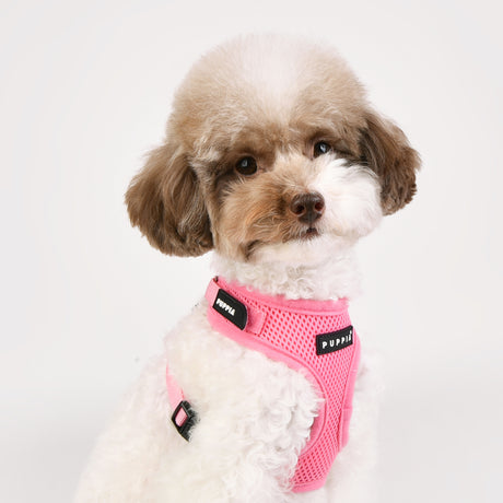 Puppia Superior Harness Model A Pink hondentuig > honden harnas > model A Small