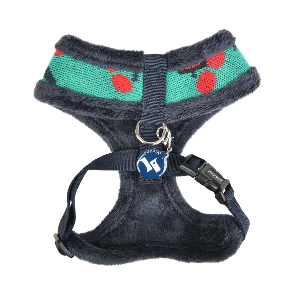 Puppia Cheryl Harness Model A Navy - Premium hondentuig > honden harnas from Puppia - Just €26.99! Shop now at Frenkiezdogshop