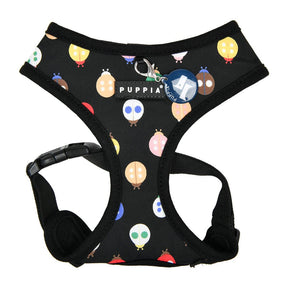 Puppia Lady Beetle Harness Model A Black hondentuig > honden harnas > model A Small