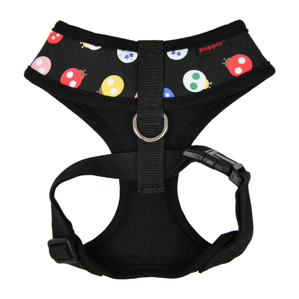 Puppia Lady Beetle Harness Model A Black - Premium hondentuig > honden harnas from Puppia - Just €27.99! Shop now at Frenkiezdogshop