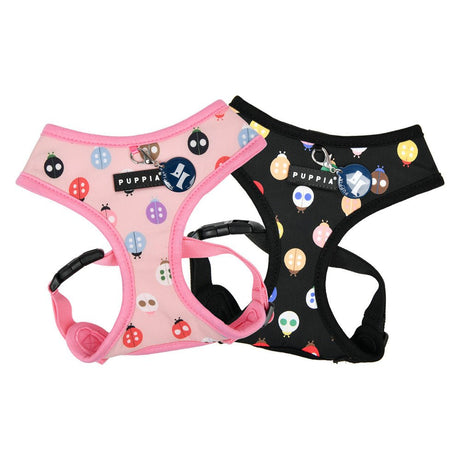 Puppia Lady Beetle Harness Model A Pink hondentuig > honden harnas > model A Small