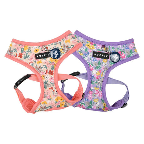 Puppia Lita Harness Model A Purple hondentuig > honden harnas > model A X - Small