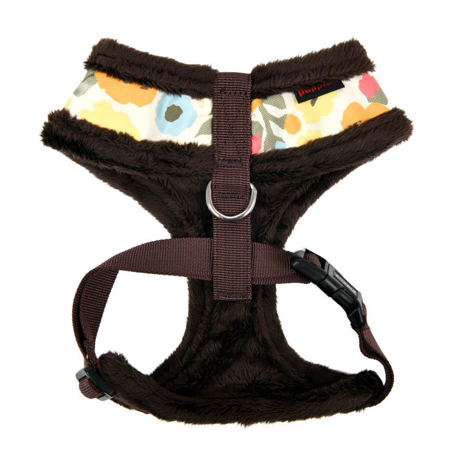 Puppia Alyssa Harness Model A Brown - Premium hondentuig > honden harnas from Puppia - Just €26.99! Shop now at Frenkiezdogshop