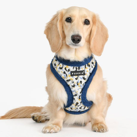 Puppia Huxley Harness Model A Blue hondentuig > honden harnas > model A Small
