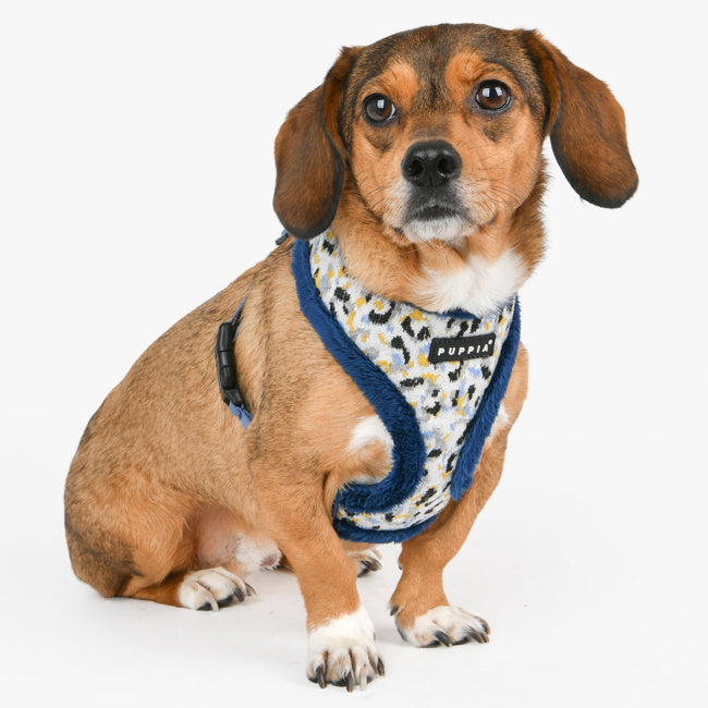 Puppia Huxley Harness Model A Blue - Premium hondentuig > honden harnas from Puppia - Just €29.99! Shop now at Frenkiezdogshop