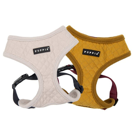 Puppia Irvin Harness model A Cream hondentuig > honden harnas > model A Small
