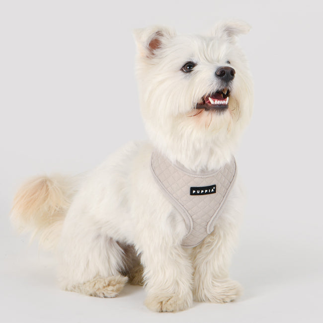 Puppia Irvin Harness model A Cream - Premium hondentuig > honden harnas from Puppia - Just €26.99! Shop now at Frenkiezdogshop