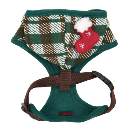 Puppia Festive Harness model A Green