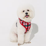 Puppia Festive Harness model A Red - Premium hondentuig > honden harnas from Puppia - Just €31.99! Shop now at Frenkiezdogshop