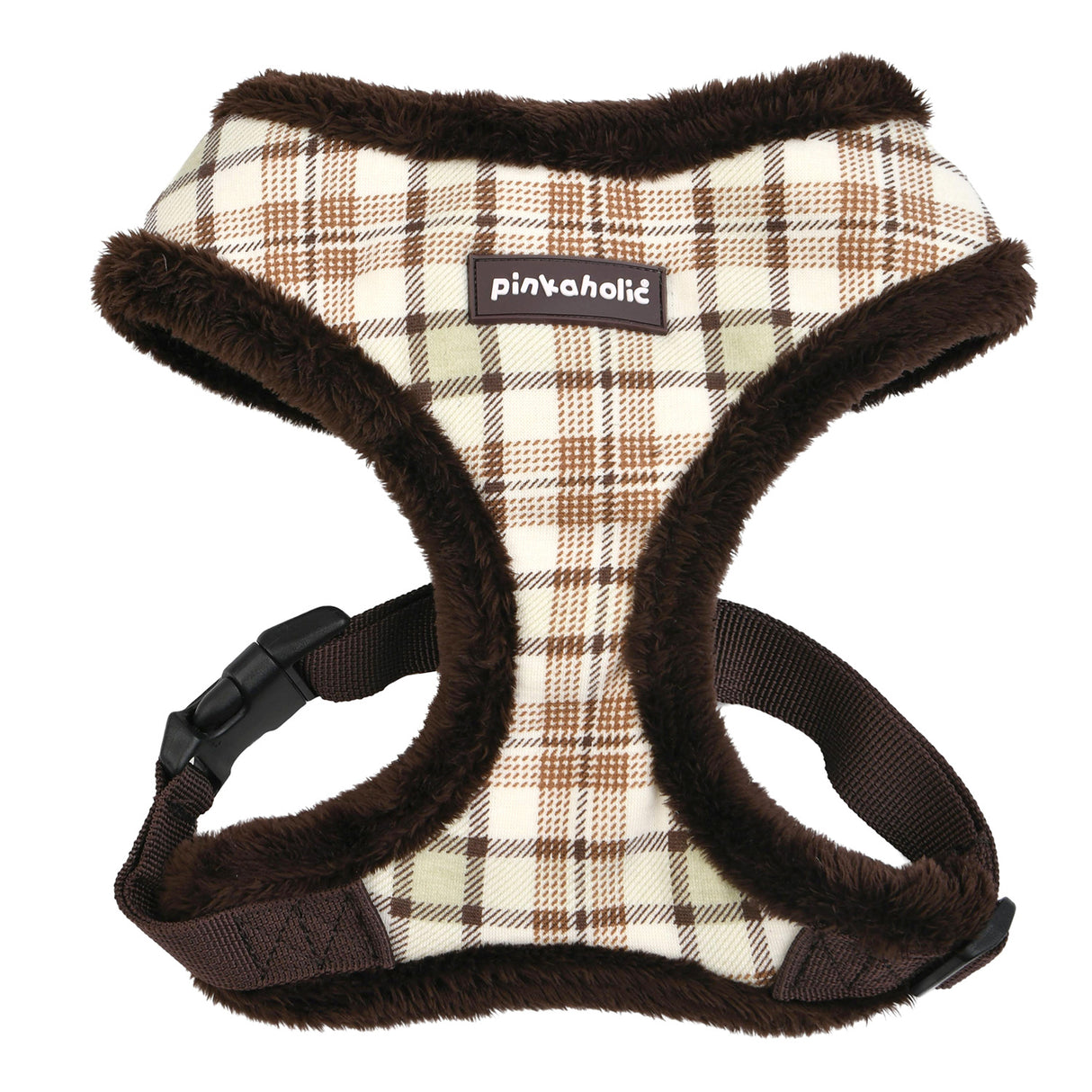 Pinkaholic Aline Harness Brown - Premium hondentuig > honden harnas from Pinkaholic - Just €27.99! Shop now at Frenkiezdogshop