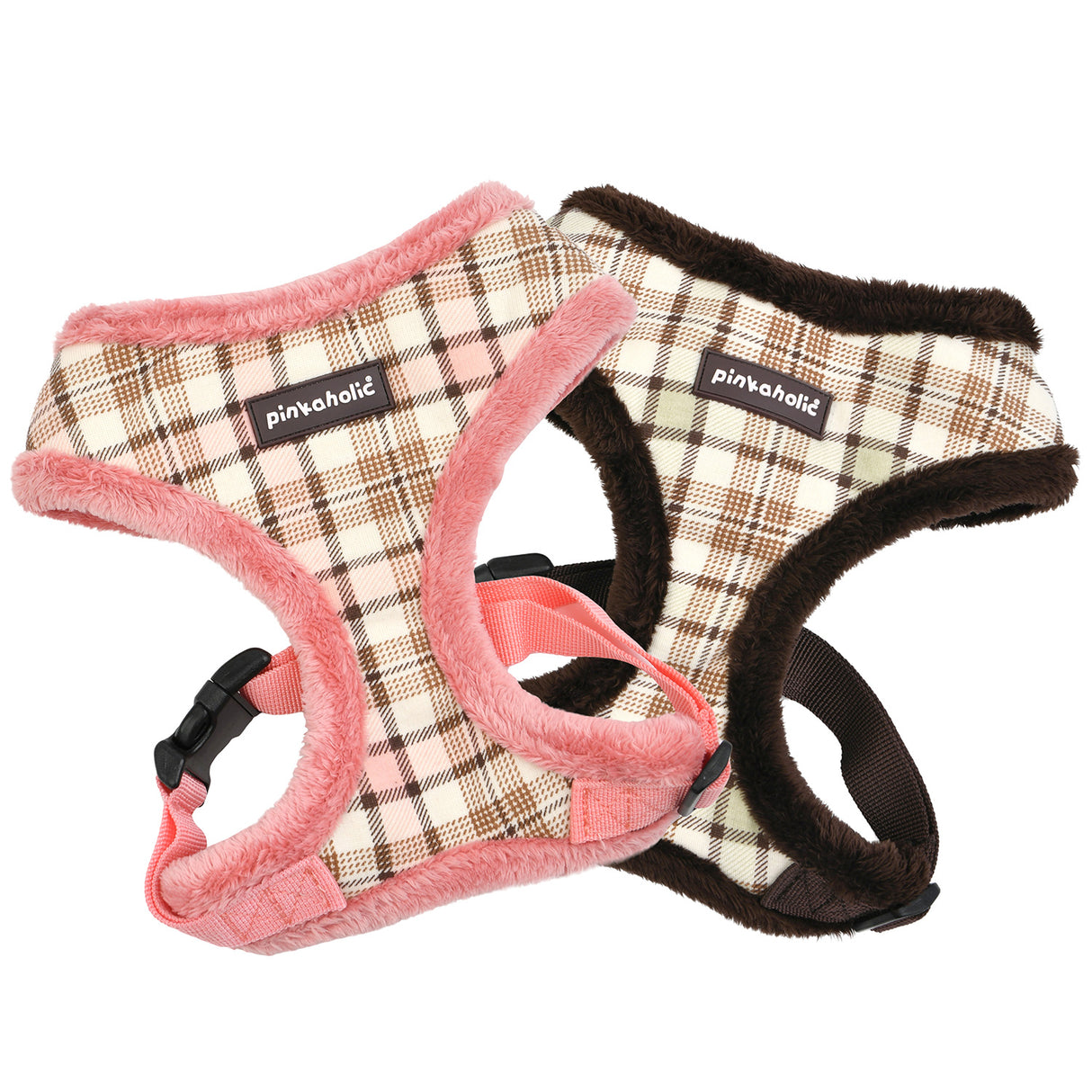 Pinkaholic Aline Harness Brown - Premium hondentuig > honden harnas from Pinkaholic - Just €27.99! Shop now at Frenkiezdogshop