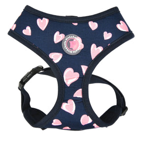 Pinkaholic Loveday harness Navy hondentuig > honden harnas > model A Small