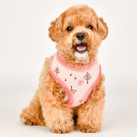 Pinkaholic Eira Harness Indian Pink hondentuig > honden harnas > model A Small