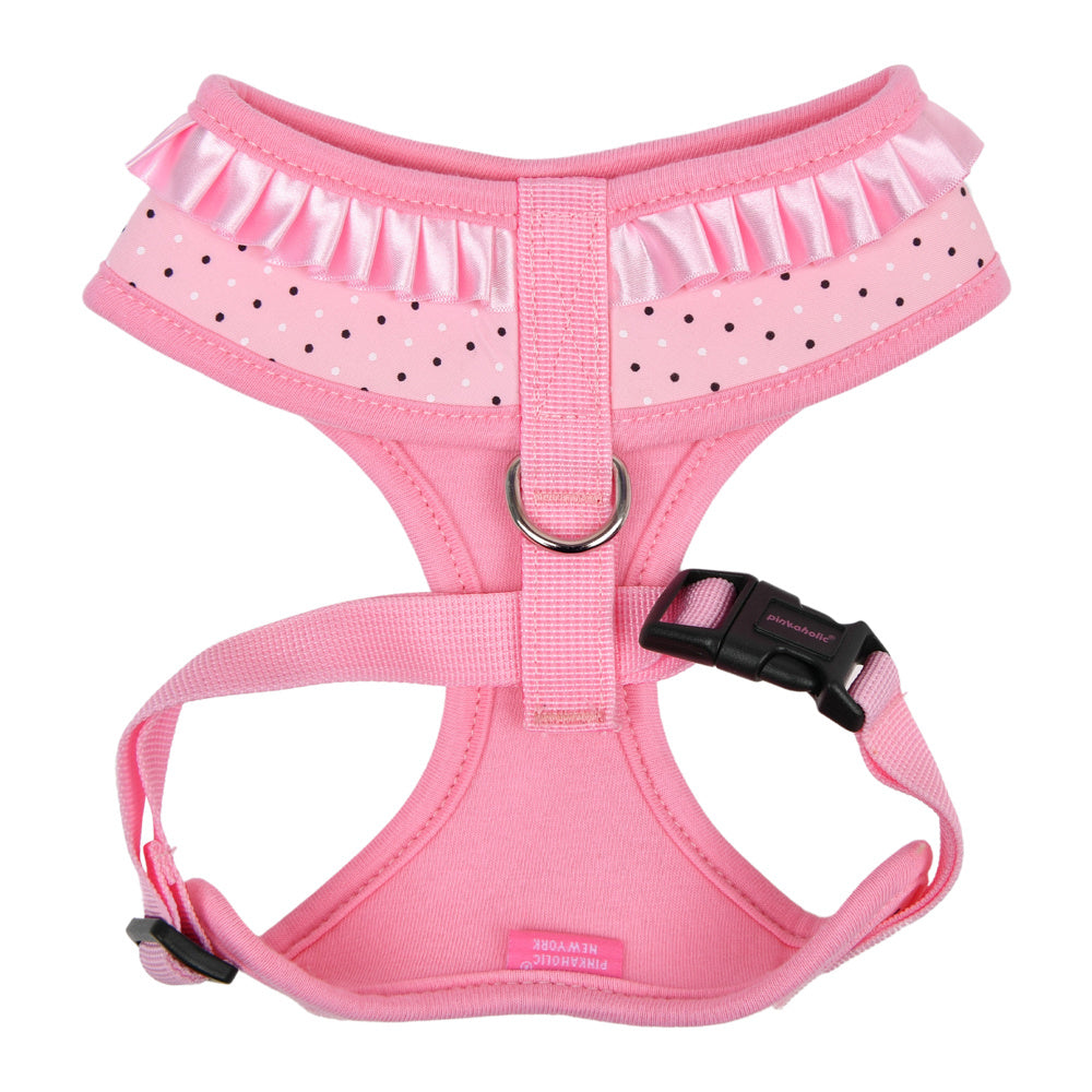 Pinkaholic Mila harness Pink - Premium hondentuig > honden harnas from Pinkaholic - Just €20! Shop now at Frenkiezdogshop