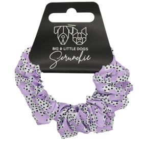 Big and Little Dogs Painted Purple scrunchie - Premium Haarelastiek > haarasseccoire from Big and Little Dogs - Just €5! Shop now at Frenkiezdogshop