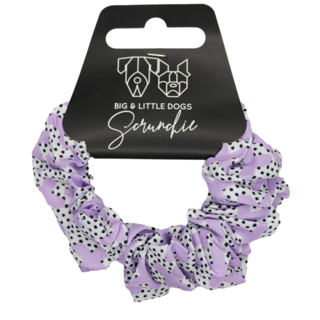 Big and Little Dogs Painted Purple scrunchie - Premium Haarelastiek > haarasseccoire from Big and Little Dogs - Just €9.99! Shop now at Frenkiezdogshop