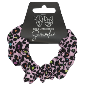 Big and Little Dogs Spotted Leopard scrunchie - Premium Haarelastiek > haarasseccoire from Big and Little Dogs - Just €5! Shop now at Frenkiezdogshop