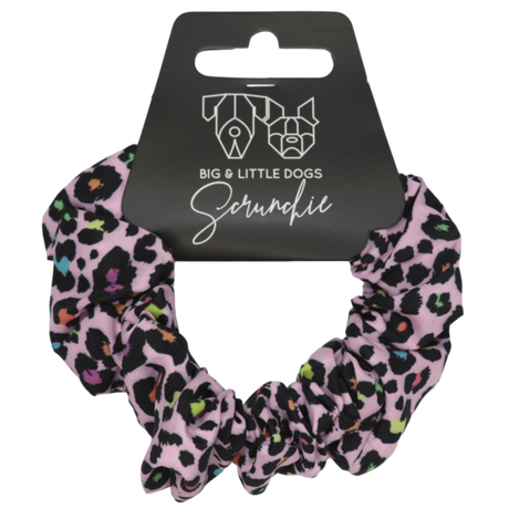 Big and Little Dogs Spotted Leopard scrunchie - Premium Haarelastiek > haarasseccoire from Big and Little Dogs - Just €9.99! Shop now at Frenkiezdogshop