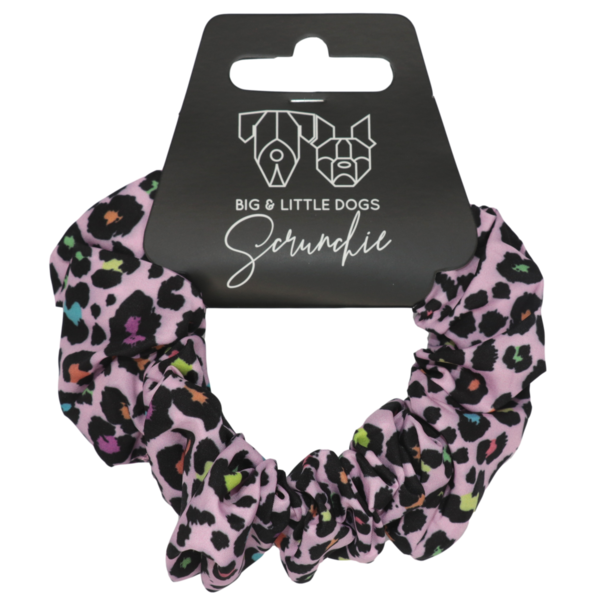 Big and Little Dogs Spotted Leopard scrunchie - Premium Haarelastiek > haarasseccoire from Big and Little Dogs - Just €9.99! Shop now at Frenkiezdogshop