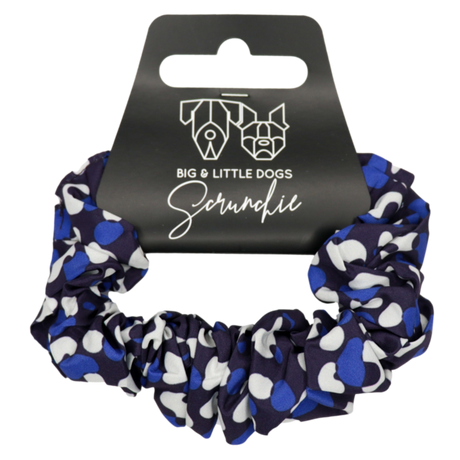 Big and Little Dogs Winter Blues scrunchie - Premium Haarelastiek > haarasseccoire from Big and Little Dogs - Just €9.99! Shop now at Frenkiezdogshop