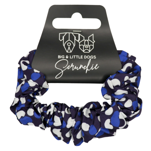 Big and Little Dogs Winter Blues scrunchie - Premium Haarelastiek > haarasseccoire from Big and Little Dogs - Just €9.99! Shop now at Frenkiezdogshop