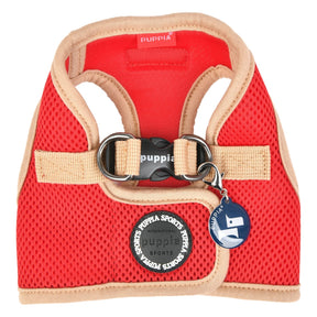 Puppia Soft Vest Harness II model B Red hondentuig > honden harnas > model B Small
